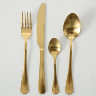 Besteckset Gold