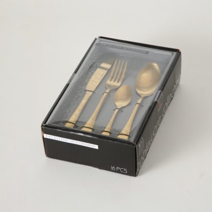 Besteckset Gold